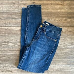 Seven 7 Tummyless High Rise Skinny Size 4 27x30 Blue Denim Jeans